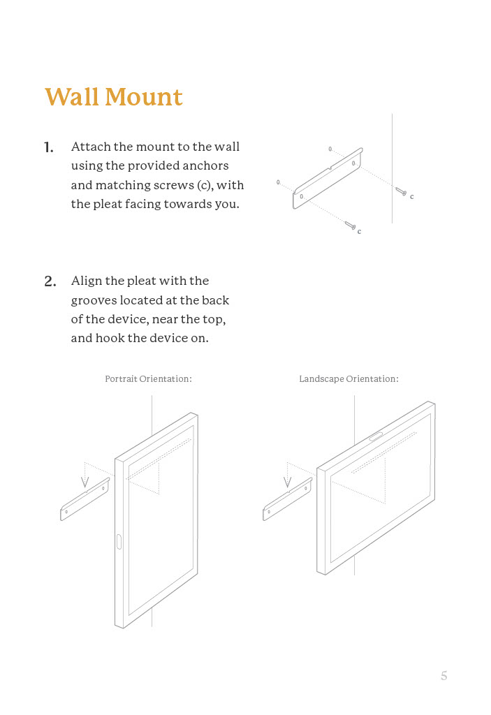Skylight 15" Frame User Guide Skylight Support