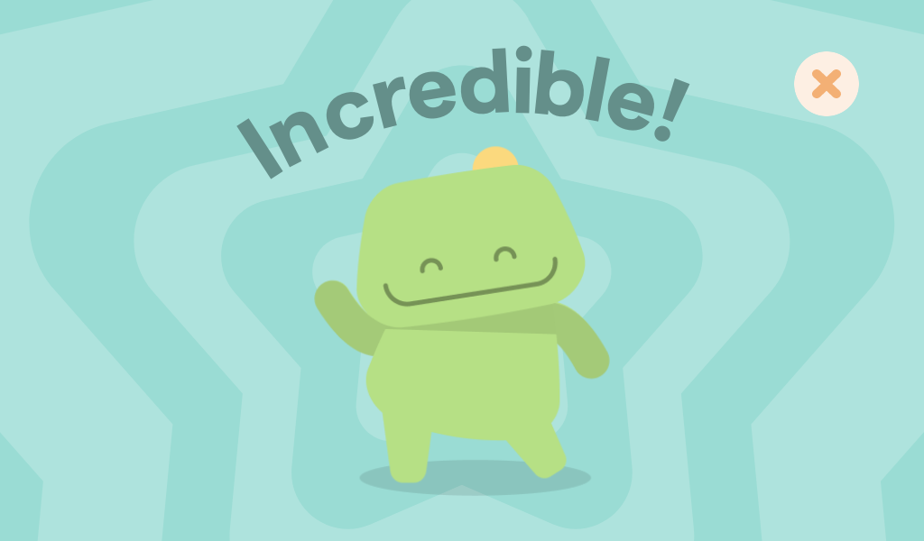 A cheerful image of Kirk, saying "Incredible!"