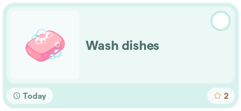 An available chore.